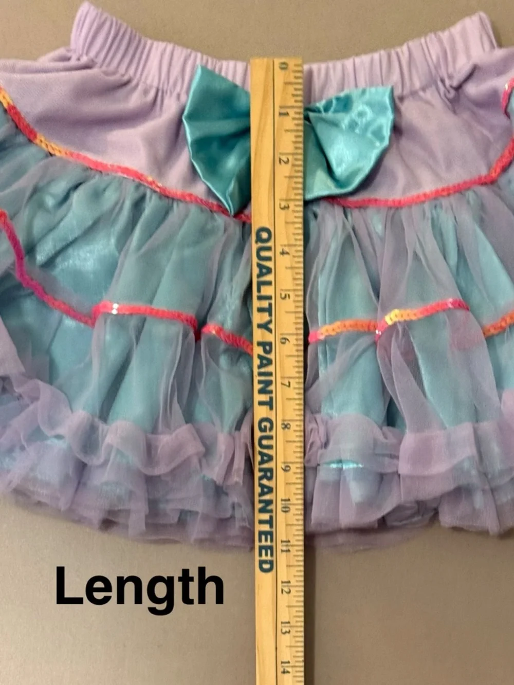 Kids Dance Costume Skirt - Purple and Blue